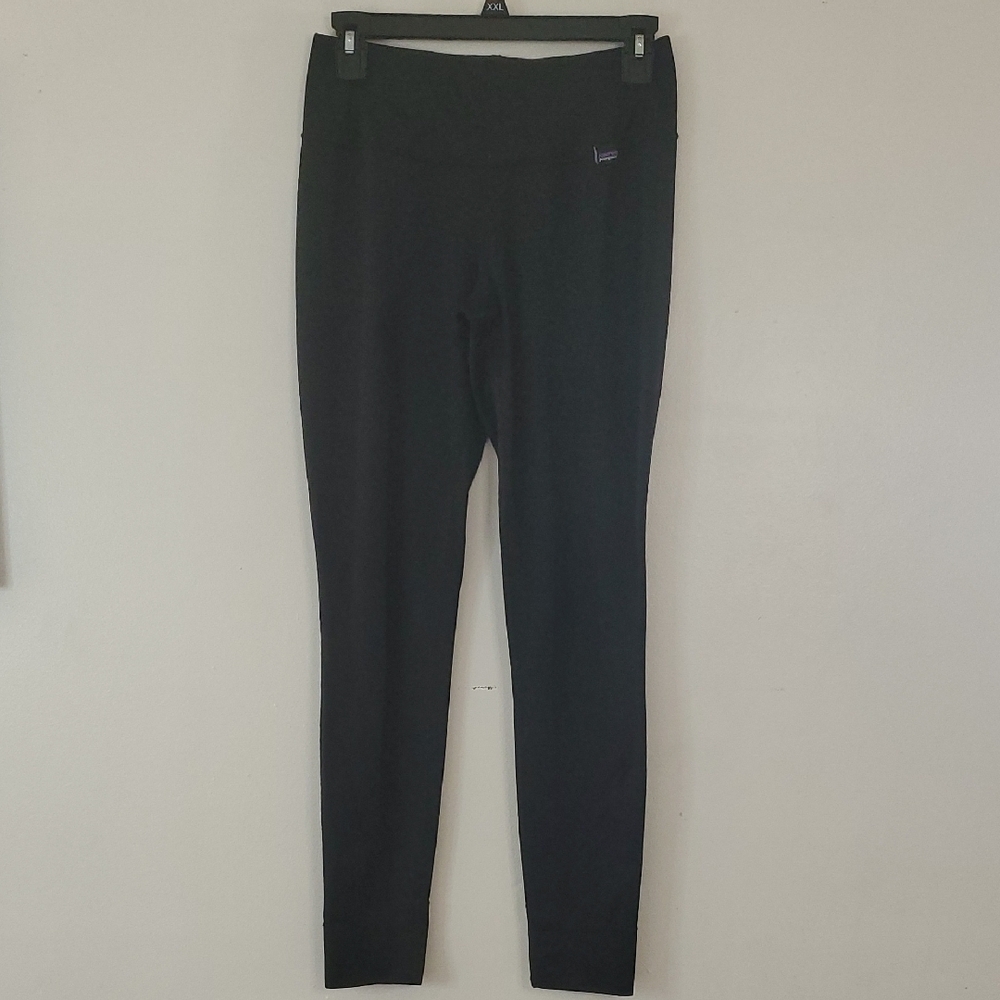 Patagonia Midweight Capilene Baselayer Pants Size Sm Womens Polartec Black